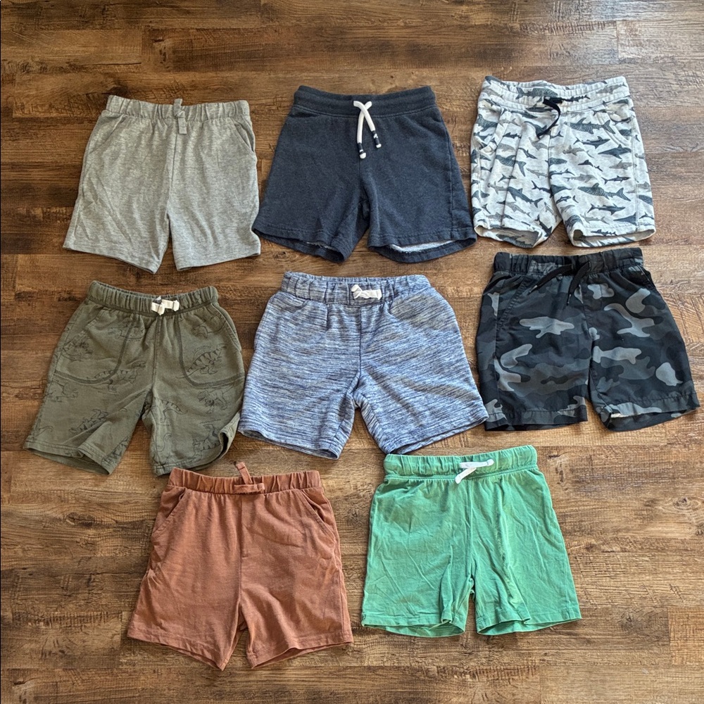 Kids 5T Casual Shorts Set- 8 Count
